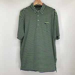 Men's Polo Golf Stretch Lisle Polo‎ blue/green XL